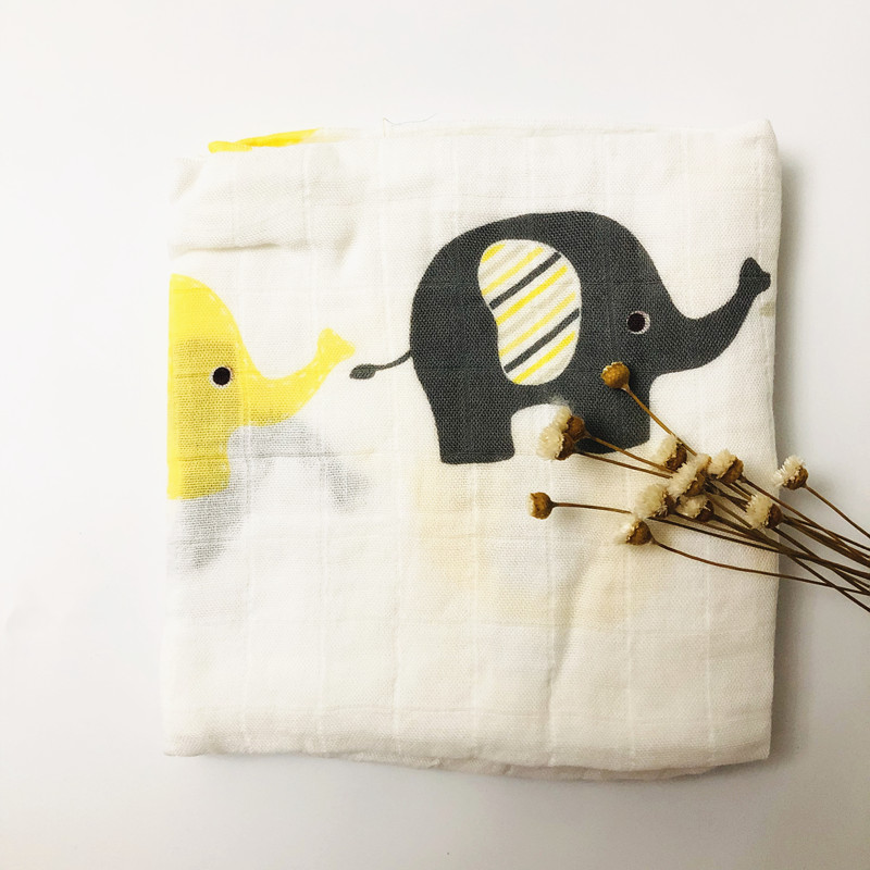 Muslin Swaddle Blanket Organic Bamboo Cotton